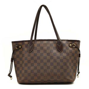 USED 2008 LOUIS VUITTON Damier Ebene Neverfull PM VI4068